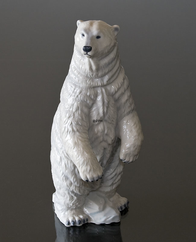 Eisbär stehend, Royal Copenhagen Figur Nr. 351