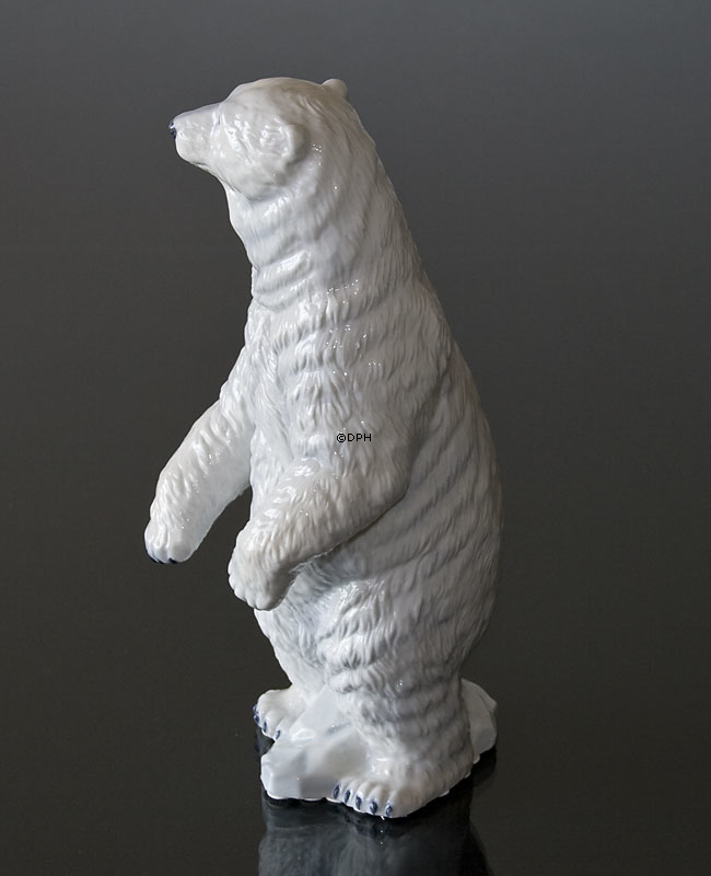 Eisbär stehend, Royal Copenhagen Figur Nr. 351