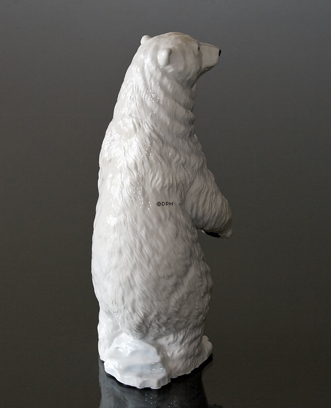 Eisbär stehend, Royal Copenhagen Figur Nr. 351