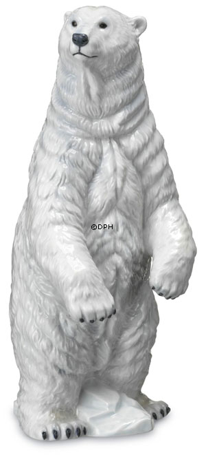 Eisbär stehend, Royal Copenhagen Figur Nr. 351