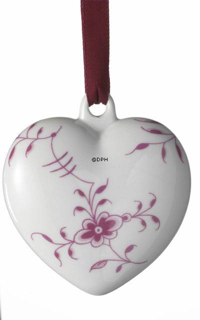 Royal Copenhagen Jahresherz, lila Palmette