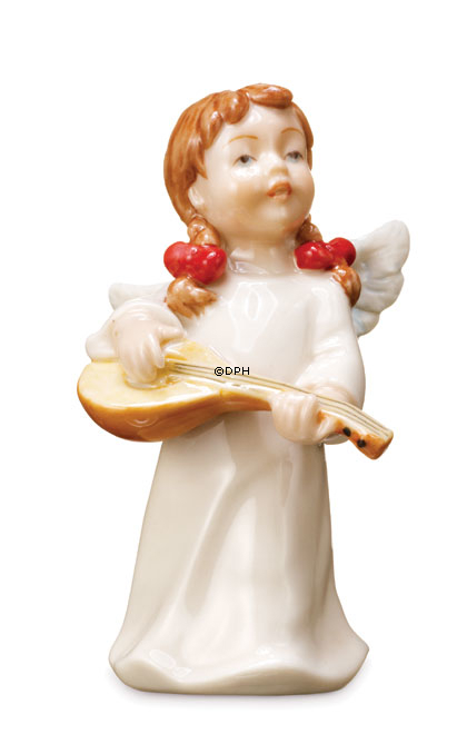 Jährliche Engel 2007, Mädchen mit Mandoline, Bing & Gröndahl