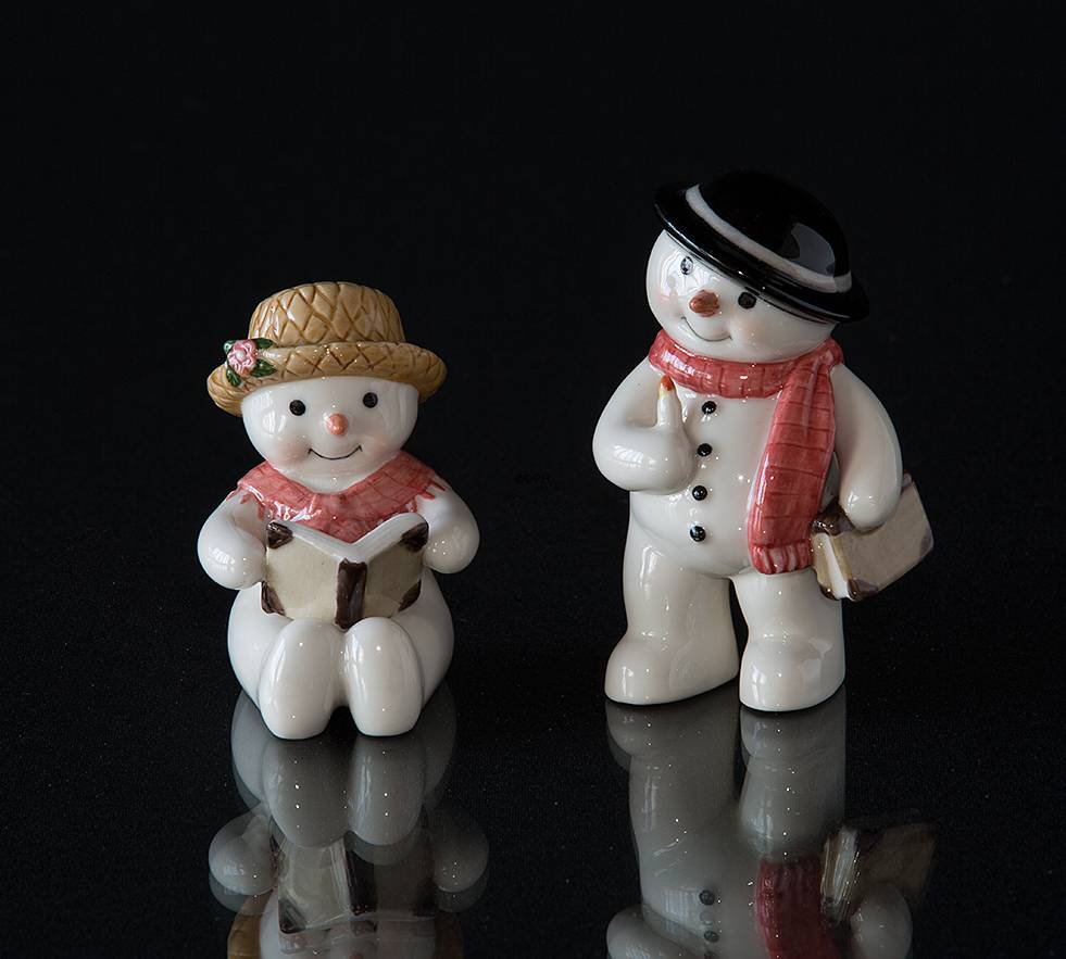 Winterserie 2007 Schneemann, Mutter Sophie, Royal Copenhagen