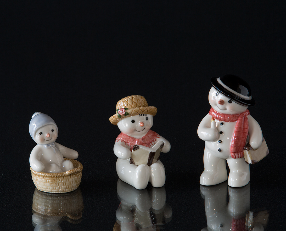 Winterserie 2007 Schneemann, Mutter Sophie, Royal Copenhagen