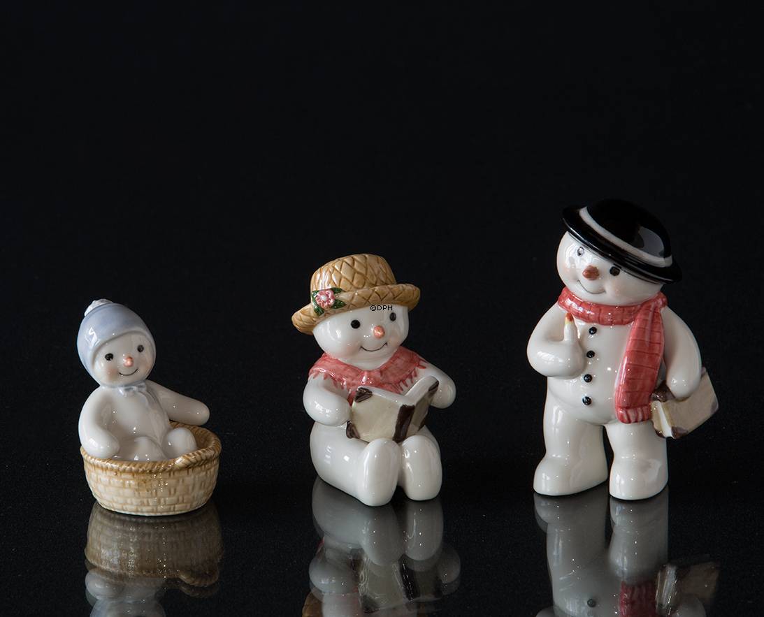 Winterserie 2007 Schneemann, Baby Arthur, Royal Copenhagen