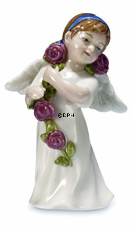 Engel mit Rosen, Royal Copenhagen Figur Nr. 415