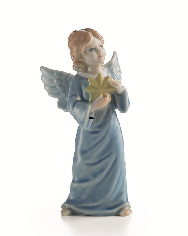 Schutzengel mit Stern, Junge, Royal Copenhagen Figur Nr. 432