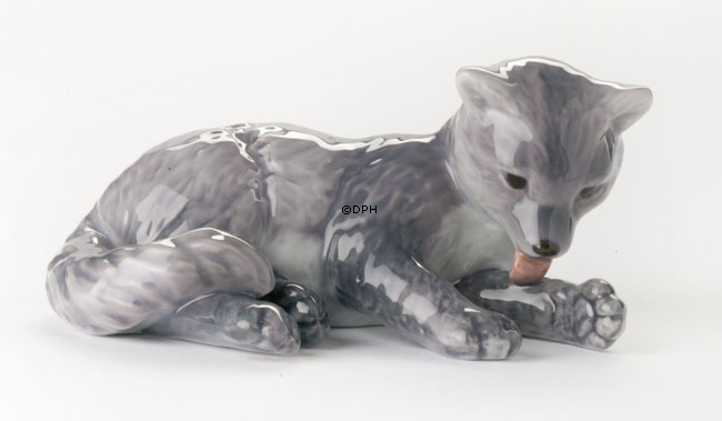 Polarfuchswelpe, Royal Copenhagen Figur Nr. 446