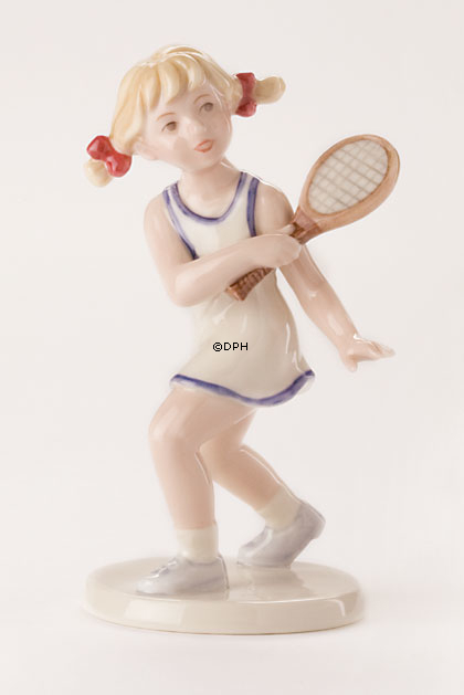 Tennisspieler, Royal Copenhagen Figur Nr. 453
