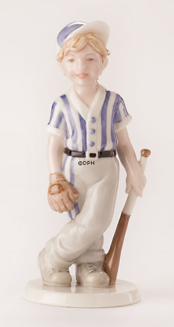 Baseballspieler, Royal Copenhagen Figur Nr. 455