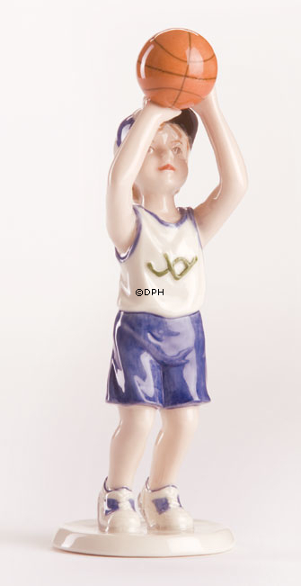 Basketballspieler, Royal Copenhagen Figur Nr. 457