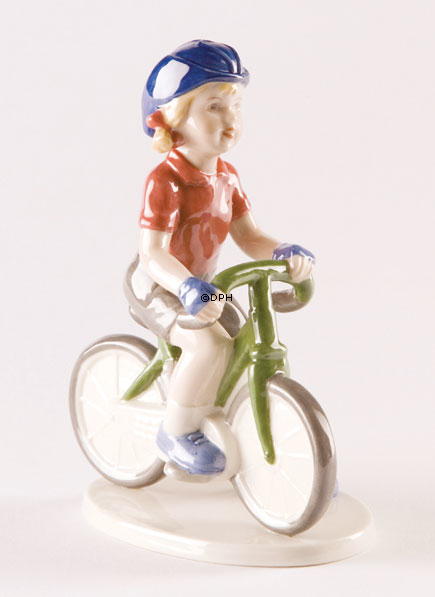 Rennradfahrer, Royal Copenhagen Figur Nr. 458