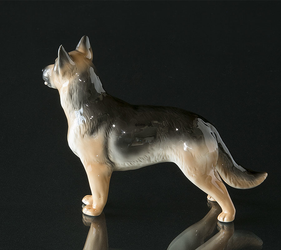 Deutscher Schäferhund, Royal Copenhagen Hundefigur Nr. 513