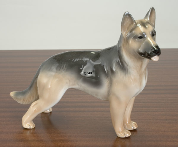 Deutscher Schäferhund, Royal Copenhagen Hundefigur Nr. 513