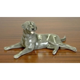Schwarzer Labrador, Royal Copenhagen Hundefigur Nr. 516