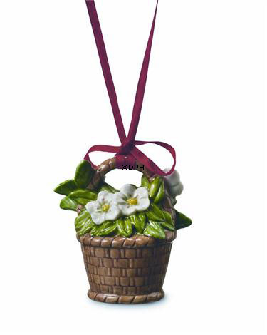 Figurornament 2008, Korb mit Christrosen