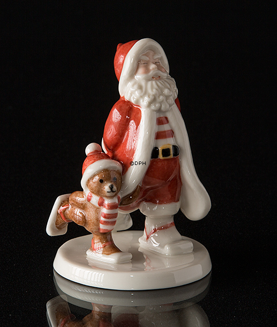 Der jährliche Weihnachtsmann 2008, Der Weihnachtsmann und Teddy auf Ski