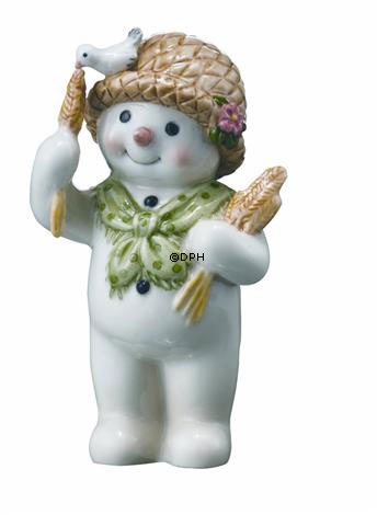 Winterserie 2008 Schneemann, Mutter Sophie, Royal Copenhagen