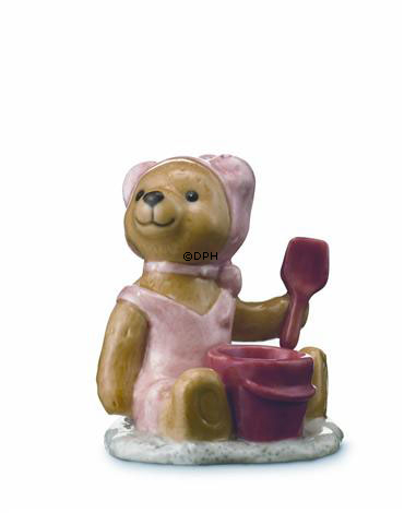Ursula 2008 jährlicher Teddybär Figur, Royal Copenhagen