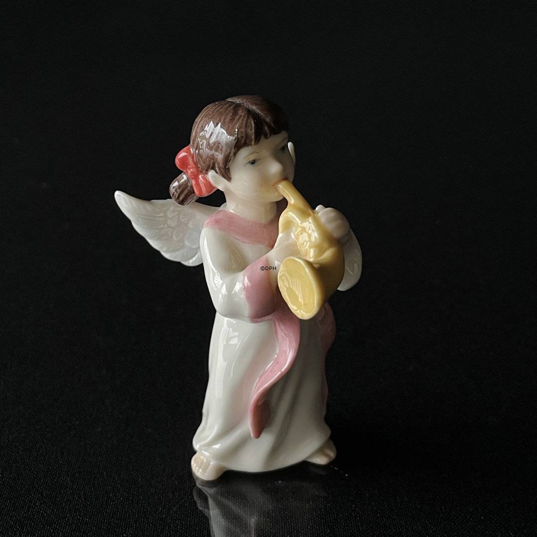 Jährliche Engel 2008, Mädchen mit Horn, Bing & Gröndahl