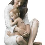Mutter mit schlafendem Baby, Royal Copenhagen Figur