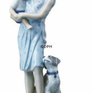 Mutter mit Baby und Hund, Royal Copenhagen Figur | Nr. 1249546 | DPH Trading