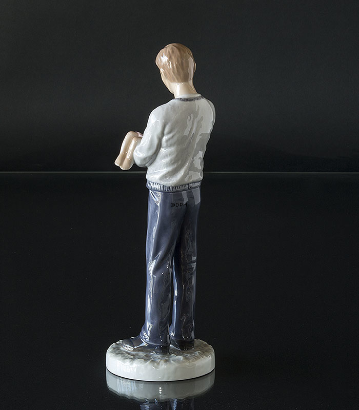 Vater mit schlafendem Mädchen, Royal Copenhagen Figur Nr. 548