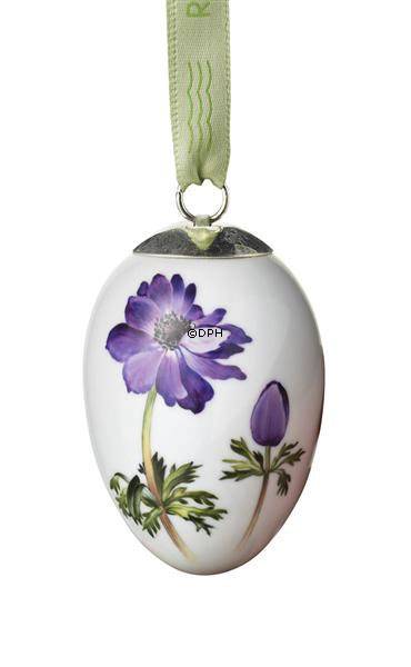 Osterei mit Mohnanemone, groß, Royal Copenhagen Osterei 2008