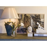 Perfectio Skulptur Mann, Royal Copenhagen Figur Nr. 658, weiß