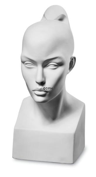 Perfectio Büste Frau, Royal Copenhagen Figur Nr. 659, weiß