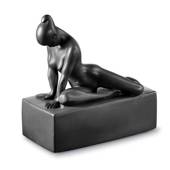 Perfectio Frauenskulptur, Royal Copenhagen Figur, schwarz