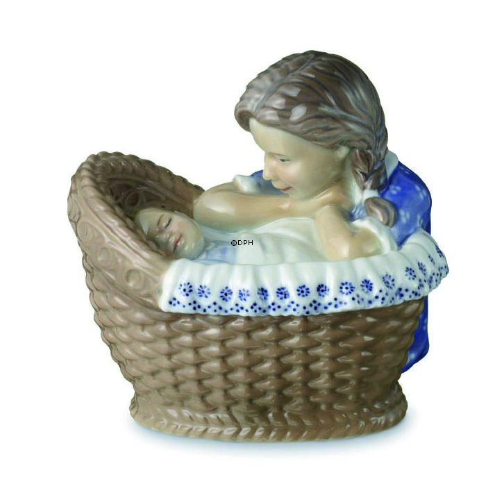 Neues Kind, Royal Copenhagen Figur Nr. 673