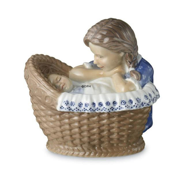 Neues Kind, Royal Copenhagen Figur Nr. 673