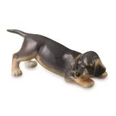 Dackel Welpe, Royal Copenhagen Hund Figur