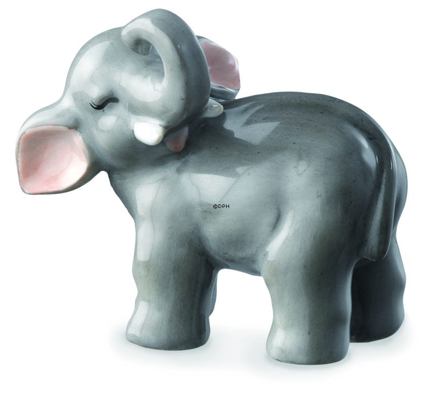 Elefant, Royal Copenhagen Fortuna Glück Figur Nr. 686