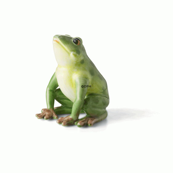 Frosch, Royal Copenhagen Fortuna Glück Figur Nr. 687