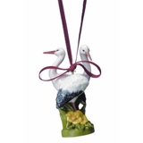 Royal Copenhagen 2009 Figurornament, zwei Störche, Nummer 754