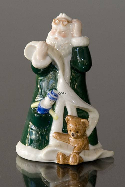 Der jährliche Weihnachtsmann 2003, Die Liste des Weihnachtsmannes, grün, Royal Copenhagen