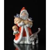 Der jährliche Weihnachtsmann 2010, Weihnachtsmann mit Katze, Royal Copenhagen