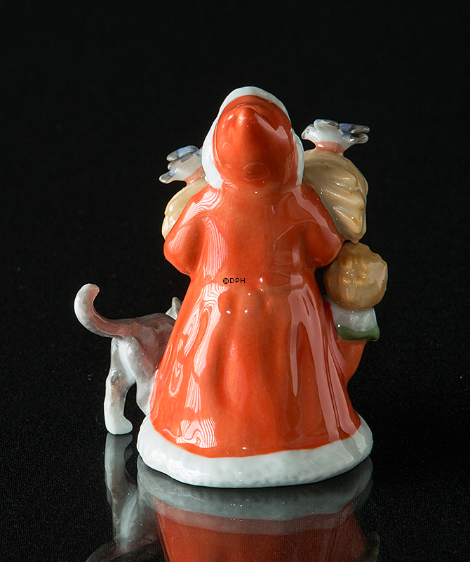 Der jährliche Weihnachtsmann 2010, Weihnachtsmann mit Katze, Royal Copenhagen