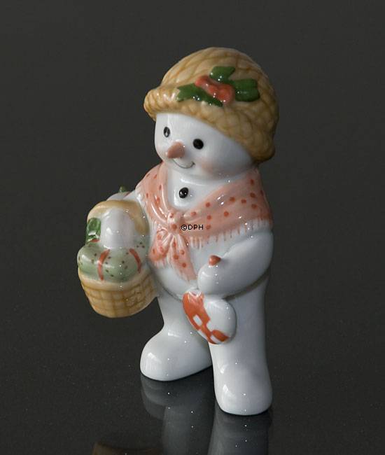 Winterserie 2010 Schneemann, Mutter Sophie, Royal Copenhagen