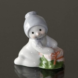Winterserie 2010 Schneemann, Baby Arthur, Royal Copenhagen