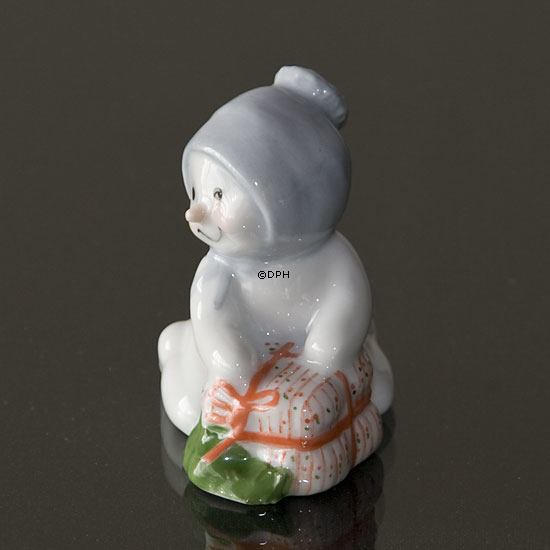 Winterserie 2010 Schneemann, Baby Arthur, Royal Copenhagen
