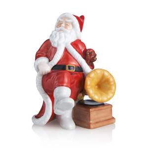 Der jährliche Weihnachtsmann 2013, Der Weihnachtsmann mit Grammophon, Royal Copenhagen | Jahr 2013 | Nr. 1249843 | Alt. 1018085 | DPH Trading