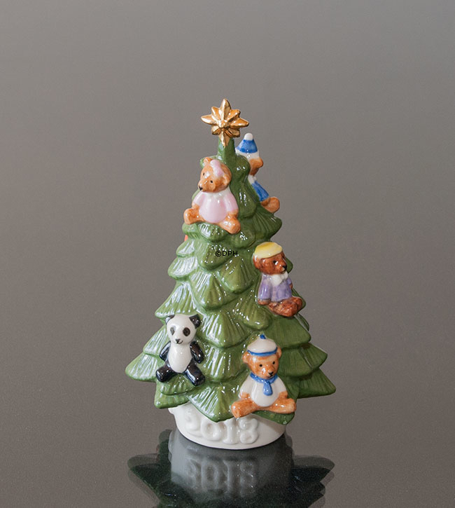 2013 Der jährliche Weihnachtsbaum mit Teddybären, Royal Copenhagen