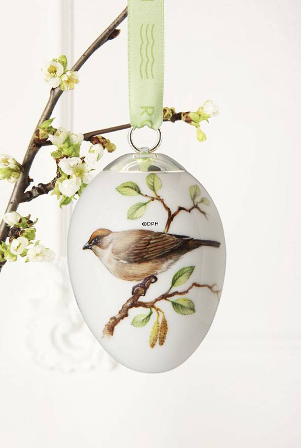 Osterei mit Mönchsgrasmücke, Mönchsgrasmücke Osterei 2011