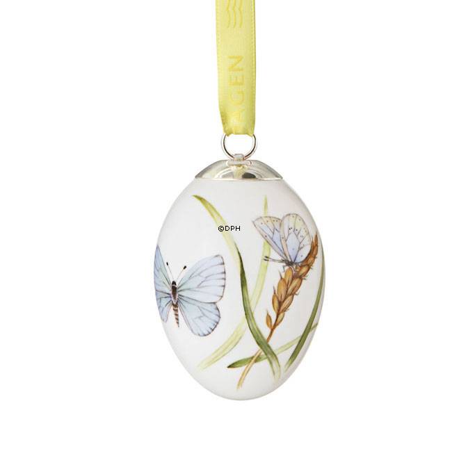 Osterei mit Schmetterling und Gras, Royal Copenhagen Osterei 2012