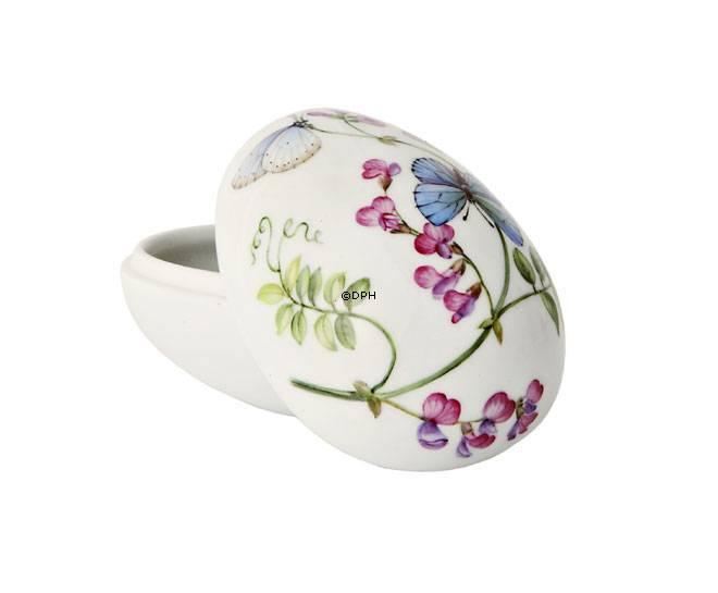 Frühling bonbonniere mit Schmetterling und Bindekraut, Royal Copenhagen Osterei 2012