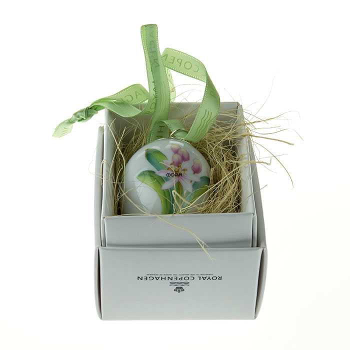 Osterei mit Holzhyazinthe, Royal Copenhagen Osterei 2014