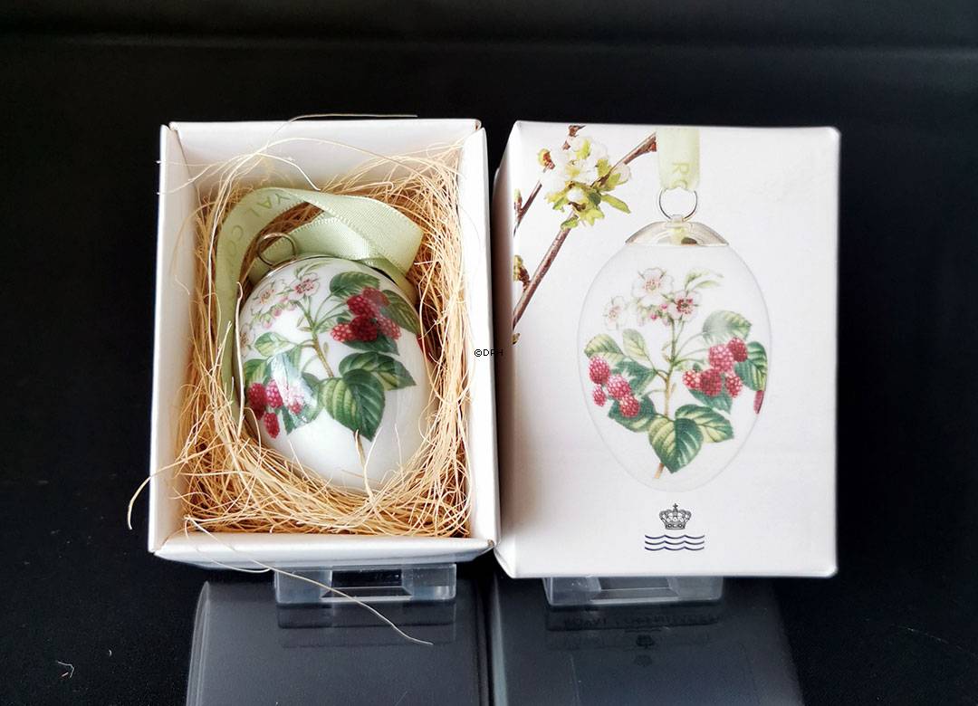 Porzellanei mit Himbeere, Royal Copenhagen Osterei 2015